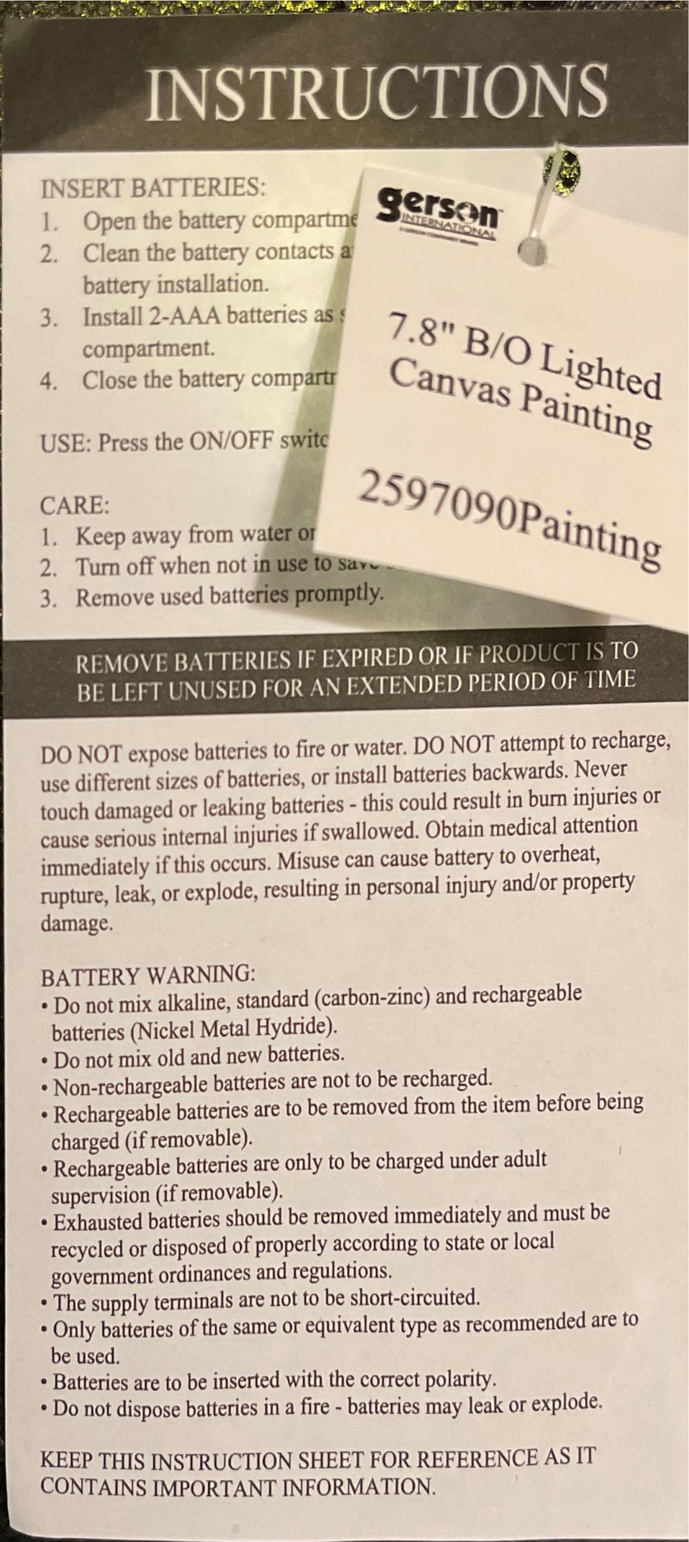 Park Bench With Lights & Snow Gylcee On Canvas New 8” X 6”  (Snow Park) ornament collectible [Barcode 687293624504] - Main Image 4