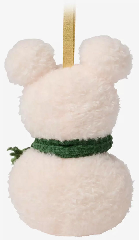 Mickey Mouse Snowman Plush - Mickey Snowman (Christmas) ornament collectible [Barcode 437103076487] - Main Image 2