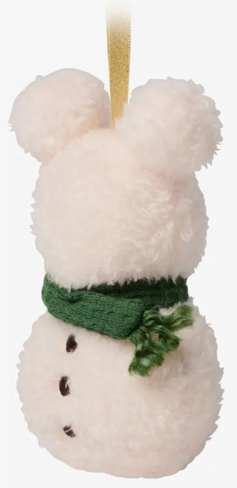 Mickey Mouse Snowman Plush - Mickey Snowman (Christmas) ornament collectible [Barcode 437103076487] - Main Image 3