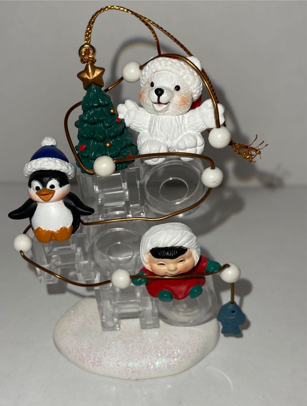 Ho Ho Ho Sign With Characters - Christmas Traditions (Animals) ornament collectible - Main Image 4