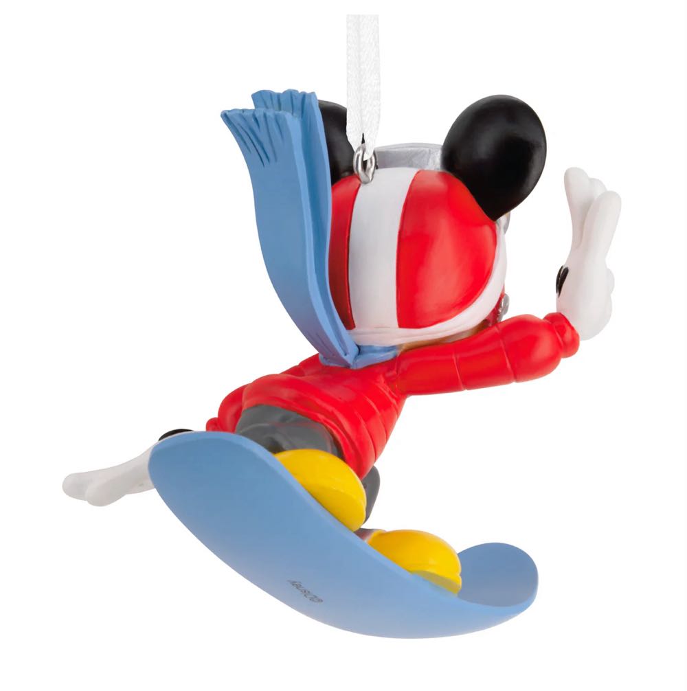 Mickey Mouse Snowboarding - Mickey Mouse (Disney) ornament collectible [Barcode 661127059595] - Main Image 2