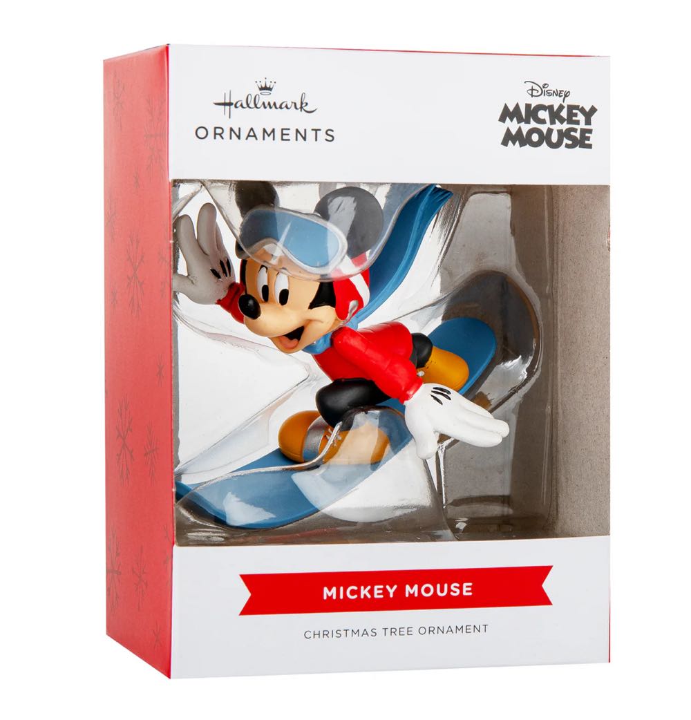 Mickey Mouse Snowboarding - Mickey Mouse (Disney) ornament collectible [Barcode 661127059595] - Main Image 3