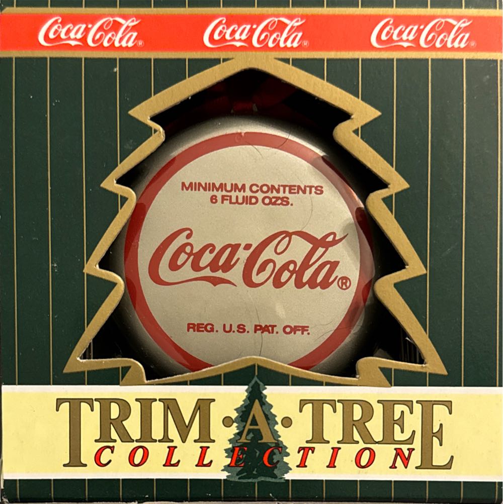 Coca-Cola Bottle Cap Santa - Trim-A-Tree Collection (Coca-Cola Bottle Cap) ornament collectible [Barcode 715429141516] - Main Image 4