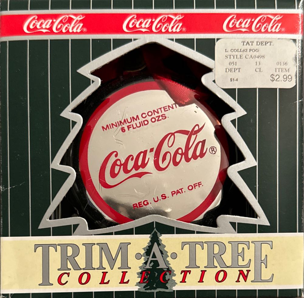 Coca-Cola Bottle Cap - Polar Bears with Ice Coca-Cola Bottle - Trim-A-Tree Collection (Coca-Cola Bottle Cap) ornament collectible [Barcode 715429980290] - Main Image 2