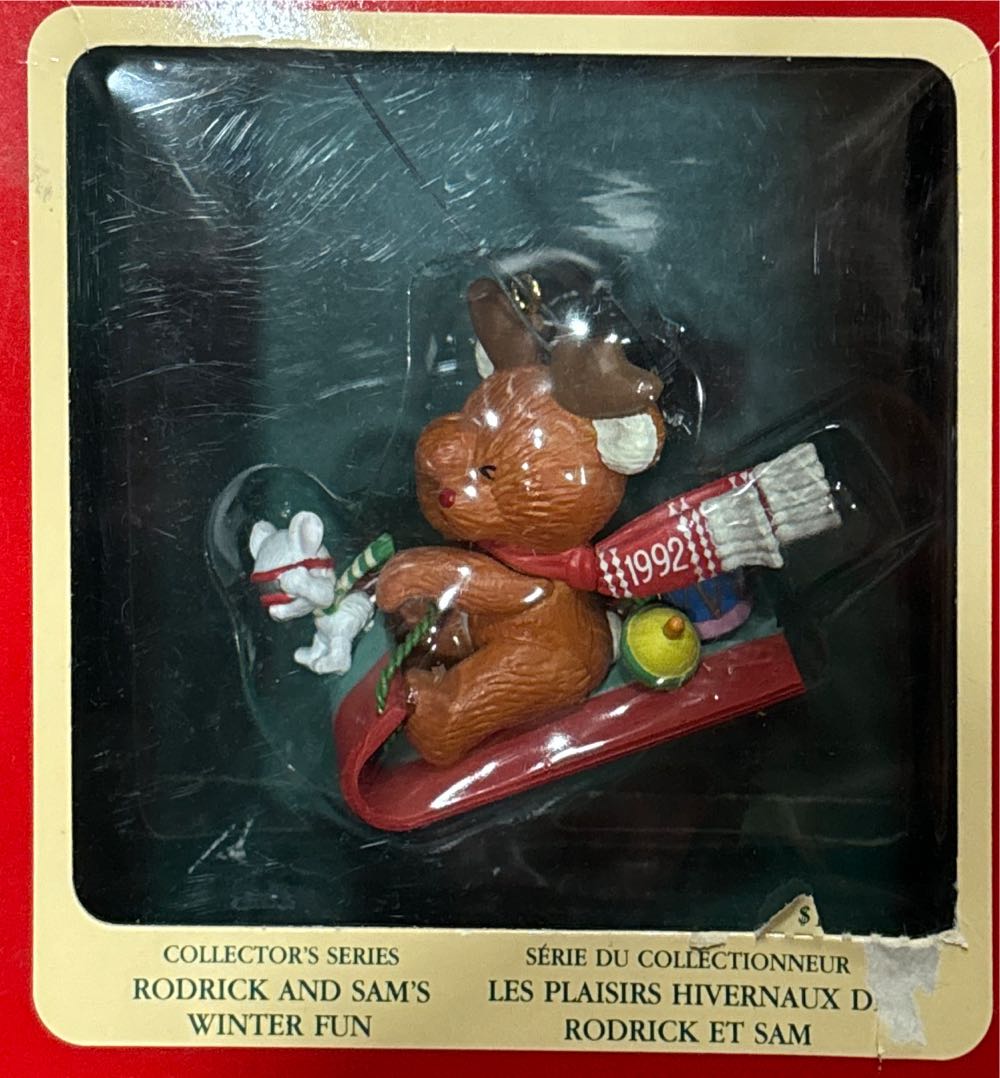 Rodrick & Sam’s Winter Fun - Vintage (Reindeer) ornament collectible [Barcode 064319504345] - Main Image 3