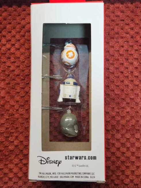 Star Wars Set Of 3 Mini Christmas Tree Ornaments - Star Wars (Star Wars) ornament collectible - Main Image 2