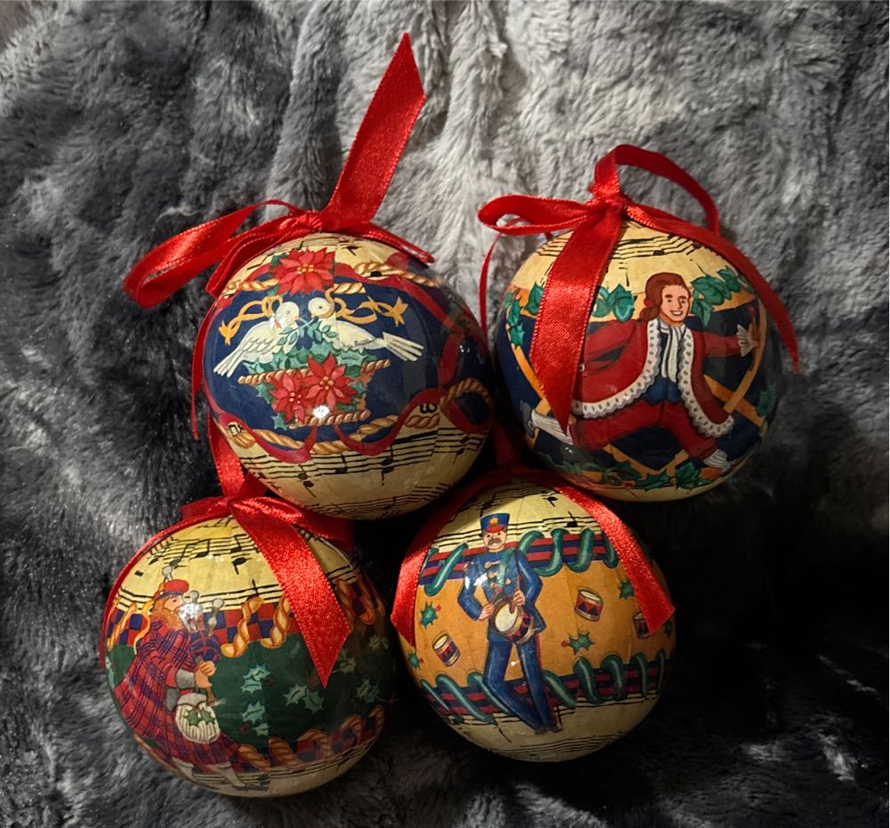 The Twelve Days Of Christmas Ornaments In Original Box  ornament collectible [Barcode 008246937005] - Main Image 2