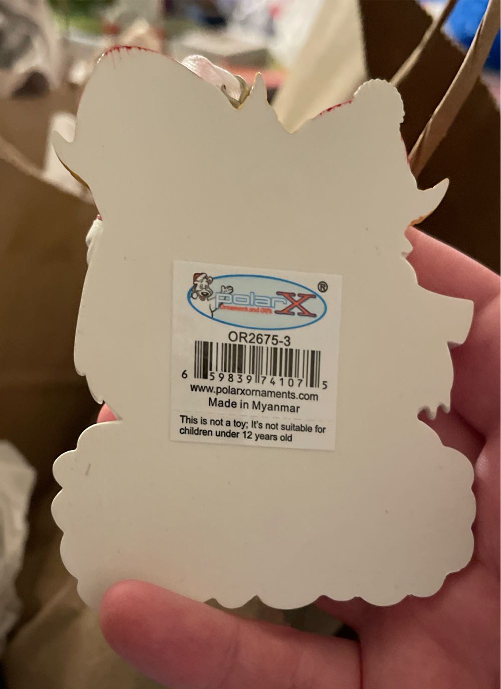 Yeti Rhotons  (Family Milestones) ornament collectible - Main Image 2