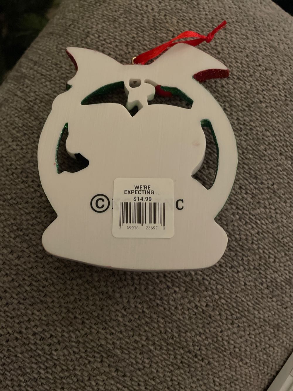 We’re Expecting (Penguins)  (Family Milestones) ornament collectible [Barcode 269916236976] - Main Image 2