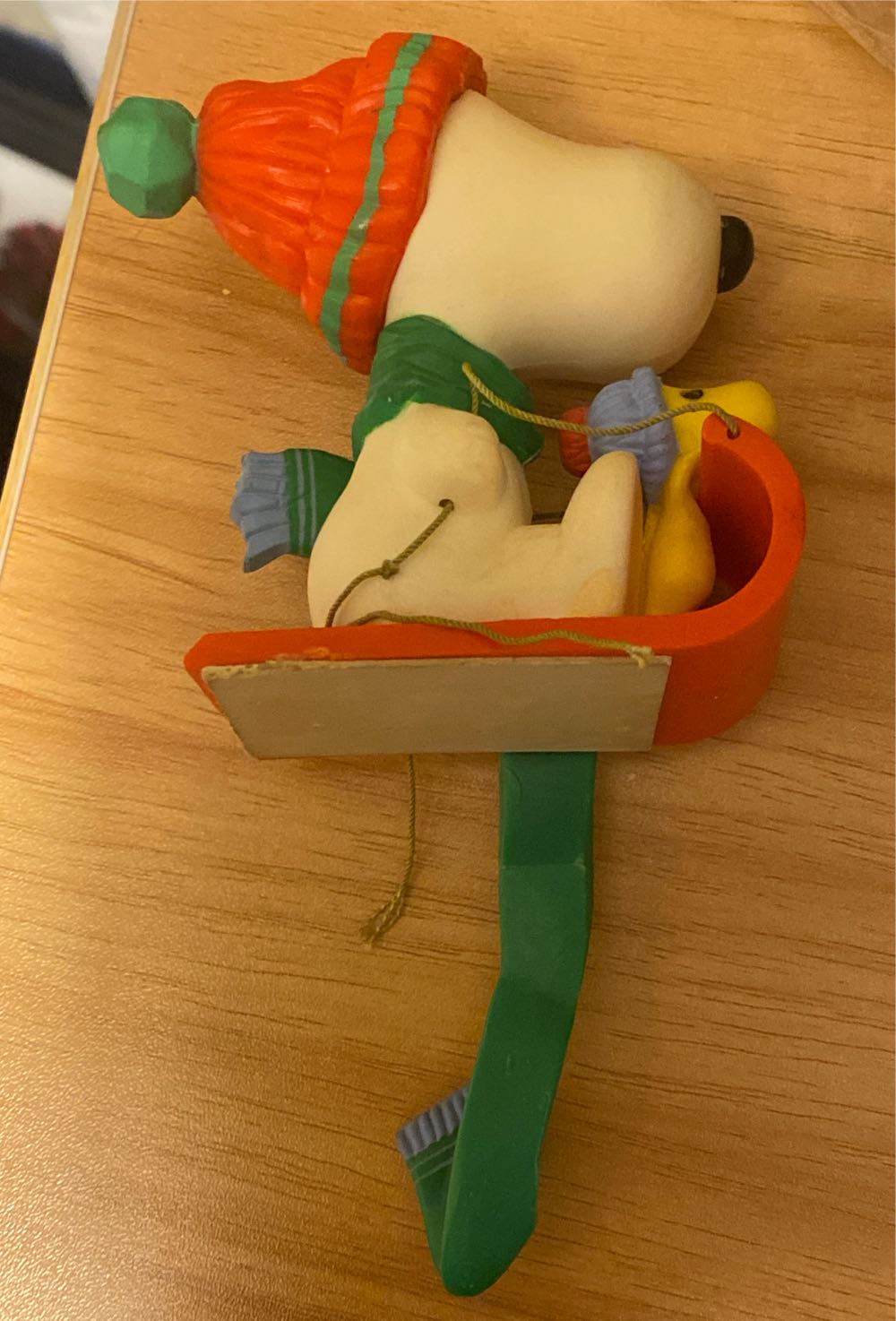 Hallmark Snoopy Stocking Hanger - Peanuts (Peanuts Gang) ornament collectible - Main Image 2