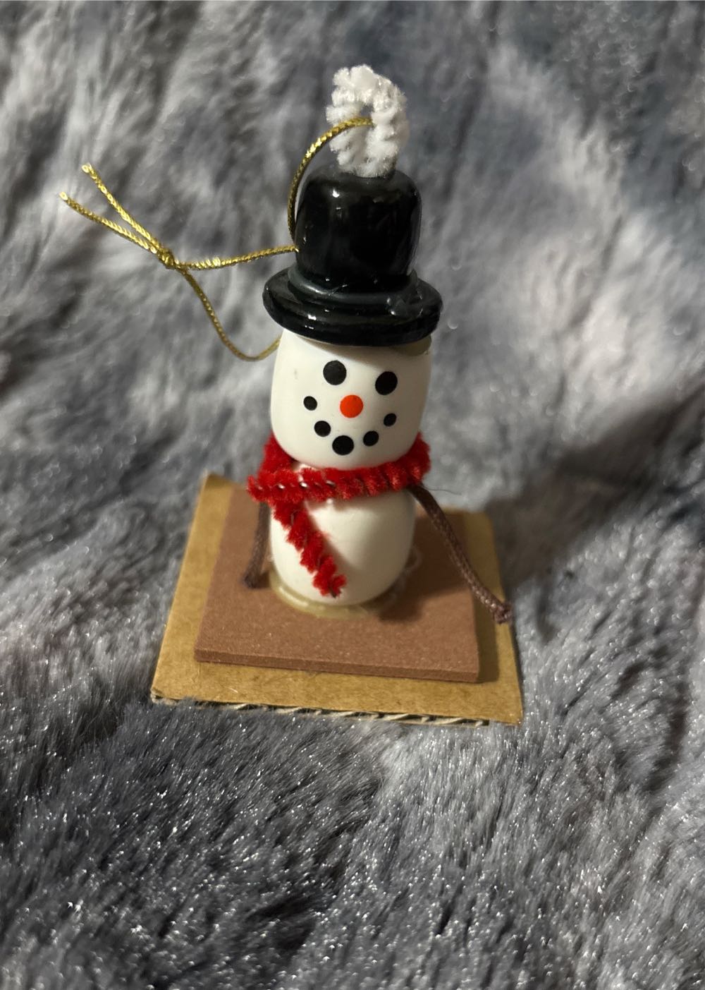 Snowman Glass Ball