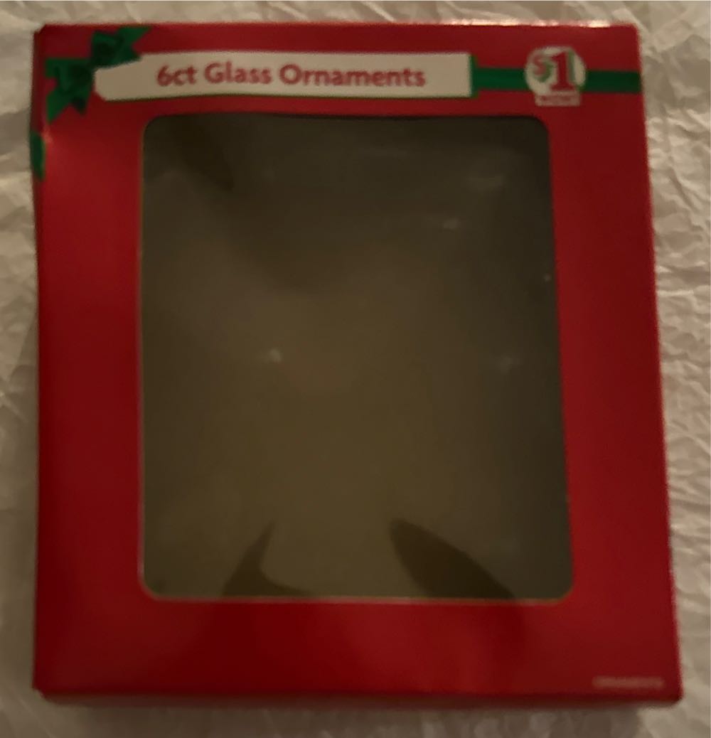 Very Small Matte Silver Ball With Glitter Snowflake  ornament collectible [Barcode 032251498930] - Main Image 2