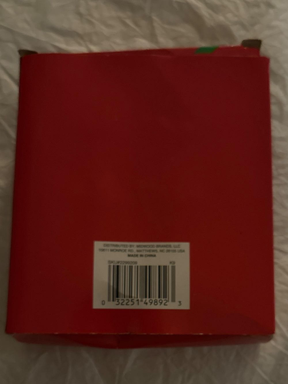 Very Small Glossy Gold Ball With Glitter Snowflake  ornament collectible [Barcode 032251498923] - Main Image 3