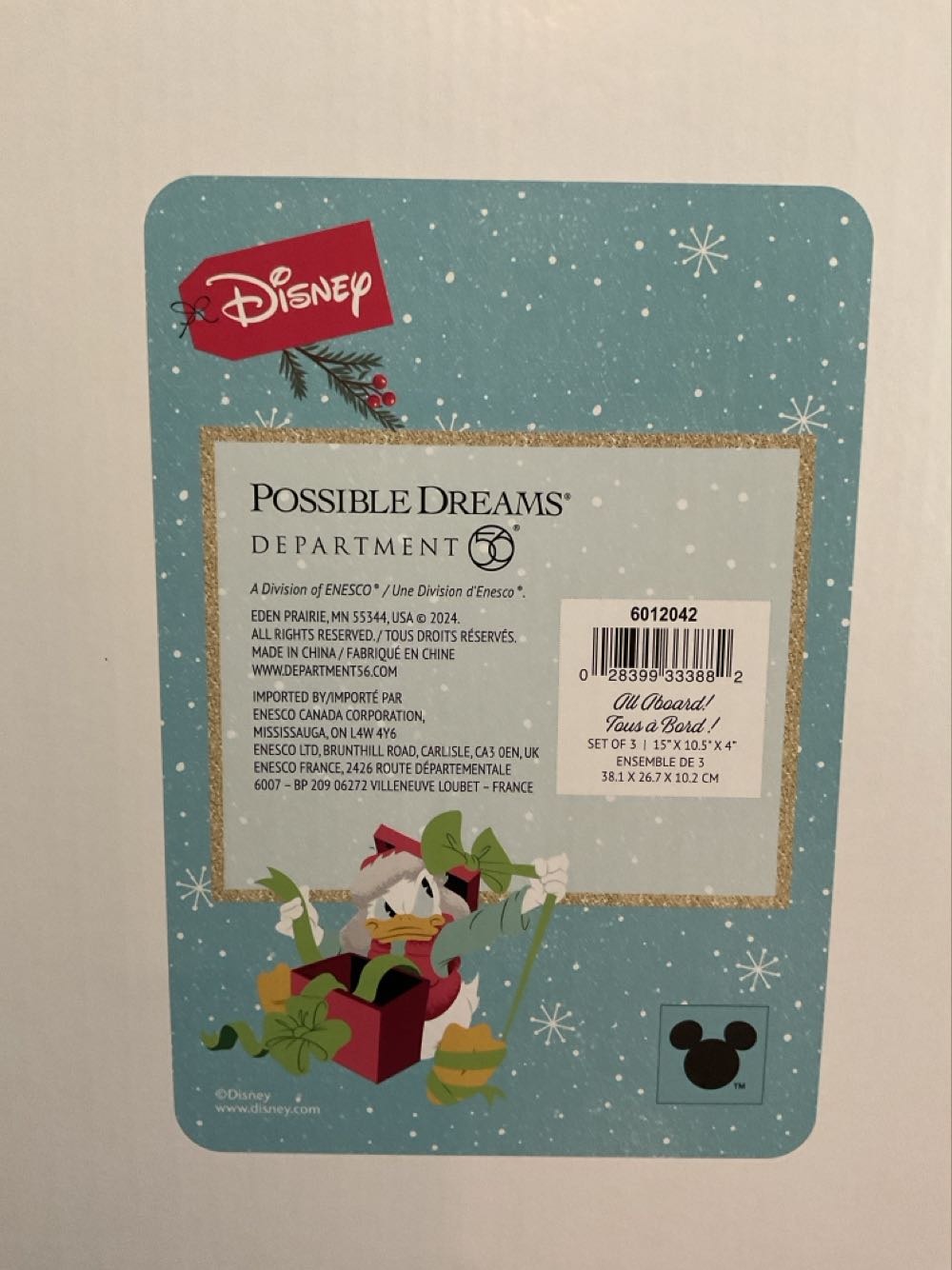 All Aboard! - Possible Dreams ornament collectible [Barcode 028399333882] - Main Image 3