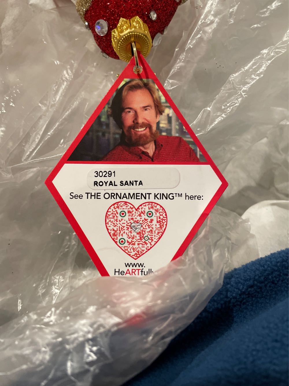 HY Royal Santa  ornament collectible - Main Image 2