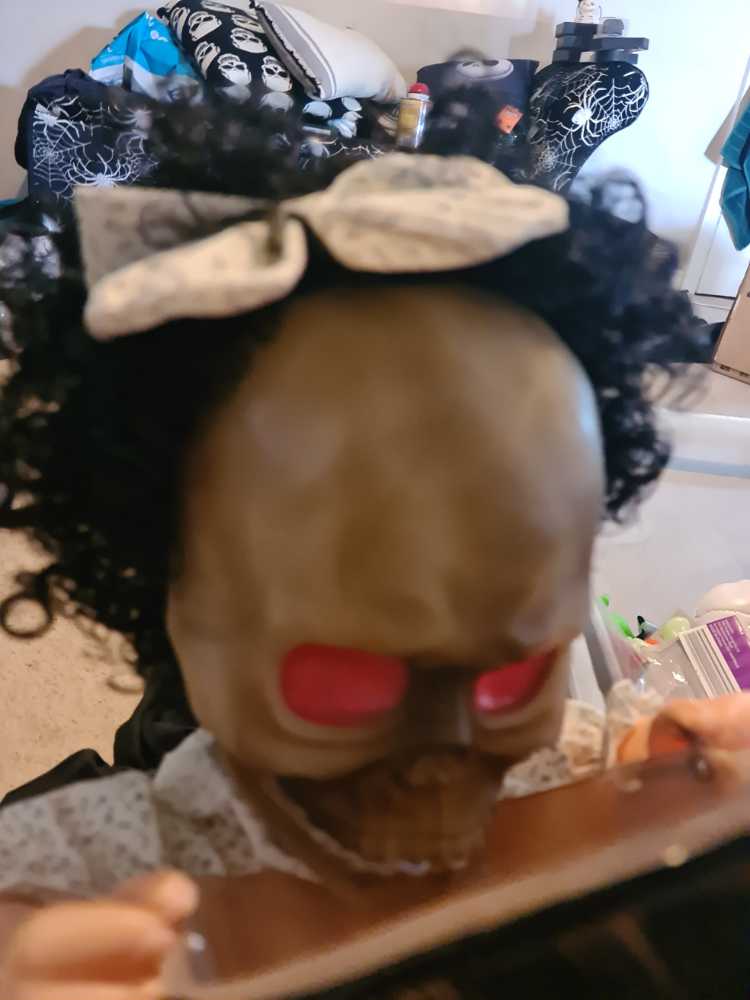 Creepy Doll  ornament collectible - Main Image 2