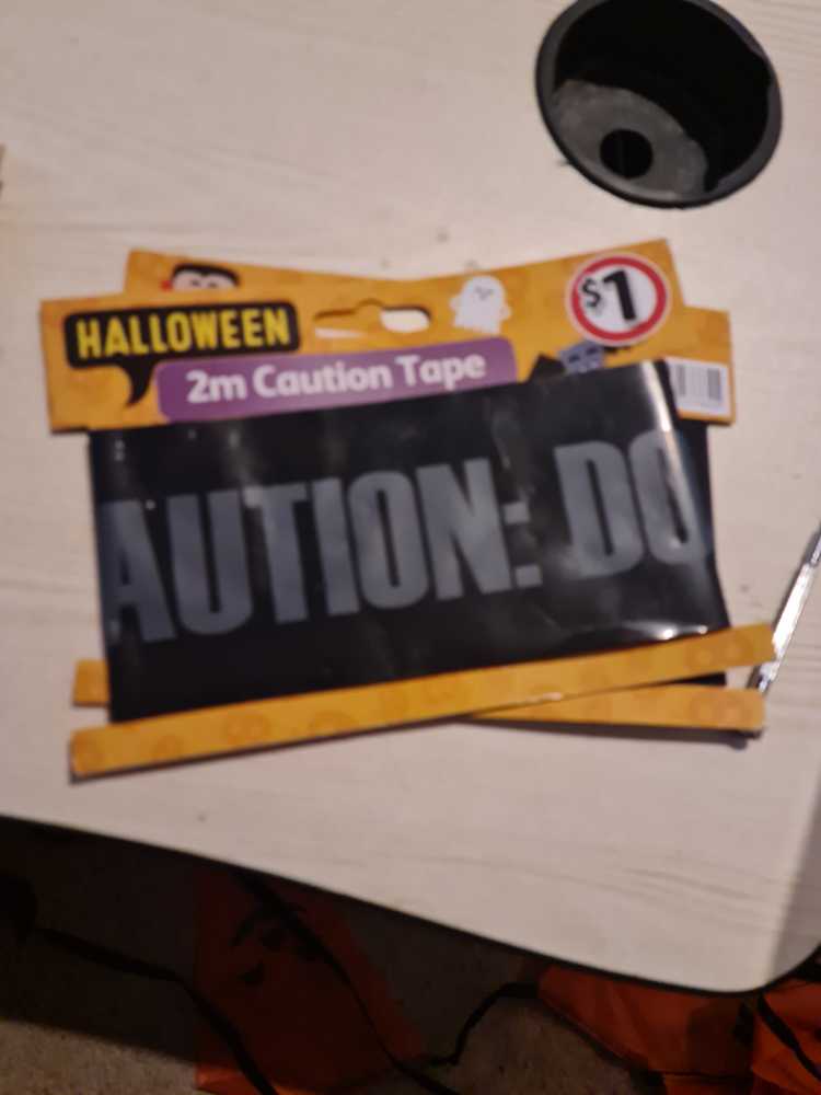 Caution Tape  ornament collectible - Main Image 2