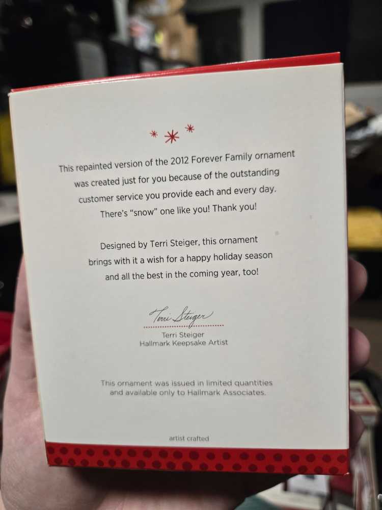 "SNOW” One Like You!  ornament collectible - Main Image 2