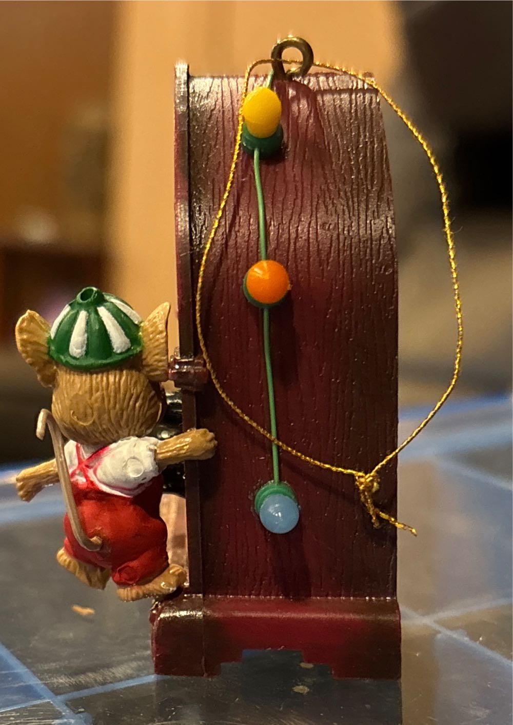 Mouse With Vintage Music Player - Animals (Vintage Tools) ornament collectible - Main Image 3