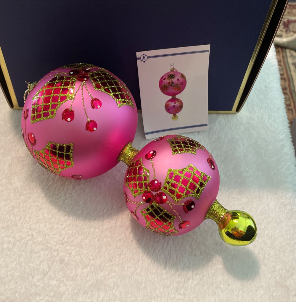 MG Boughs Of Hollywood Fuchsia  ornament collectible - Main Image 2