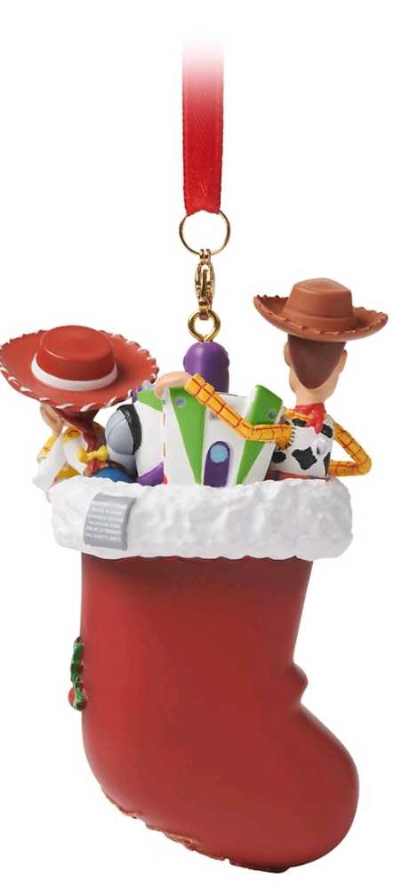 Toy Story Andy’s Stocking Sketchbook Woody, Jessie & Buzz - Disney Sketchbook Ornament (Toy Story) ornament collectible [Barcode 437102804159] - Main Image 2