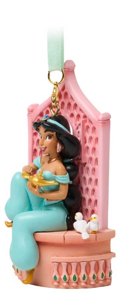 Jasmine Sketchbook Aladdin - Sketchbook Animated Heroines in a Seated Position (Aladdin) ornament collectible [Barcode 437103354097] - Main Image 2