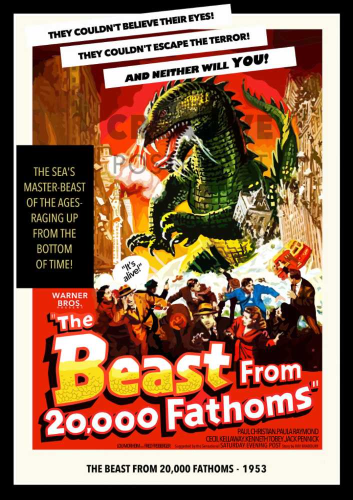 The Beast from 20,000 Fathoms Poster  ornament collectible - Main Image 2