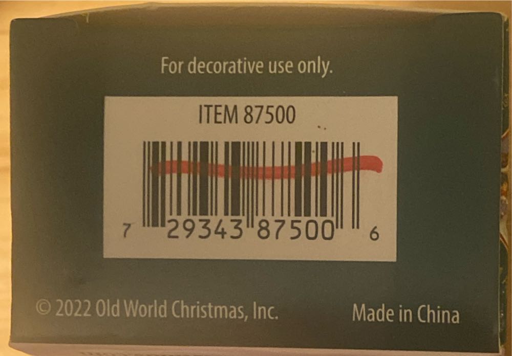 Old World Christmas Gumdrops Mini Passport Glass Blown Ornament For Christmas Tree - OWC Gumdrops (Travel) ornament collectible [Barcode 729343875006] - Main Image 4