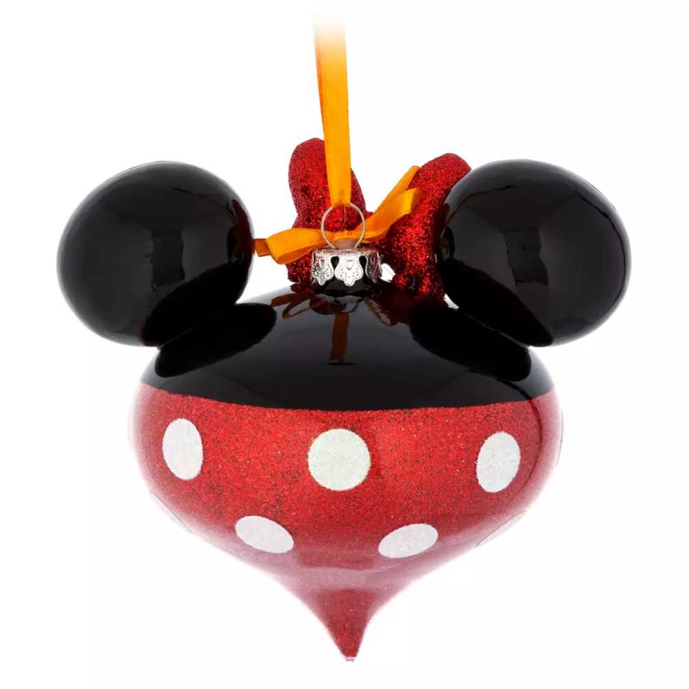Minnie Mouse Glass Bauble - Disney’s Mickey Mouse (Disney Sketchbook) ornament collectible [Barcode 437102804982] - Main Image 3