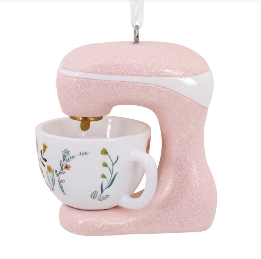 Life Is What You Bake It Pink Stand Mixer - Hallmark Ornament (Kitchen, Food) ornament collectible [Barcode 726528497312] - Main Image 2