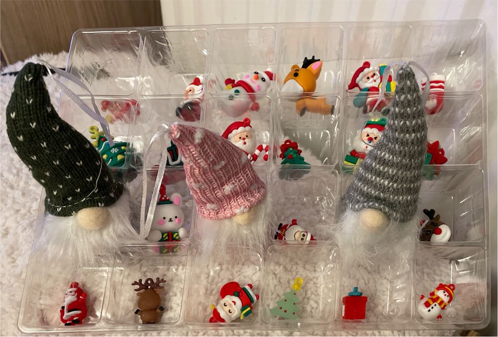 Gnome Advent Calendar  ornament collectible - Main Image 2