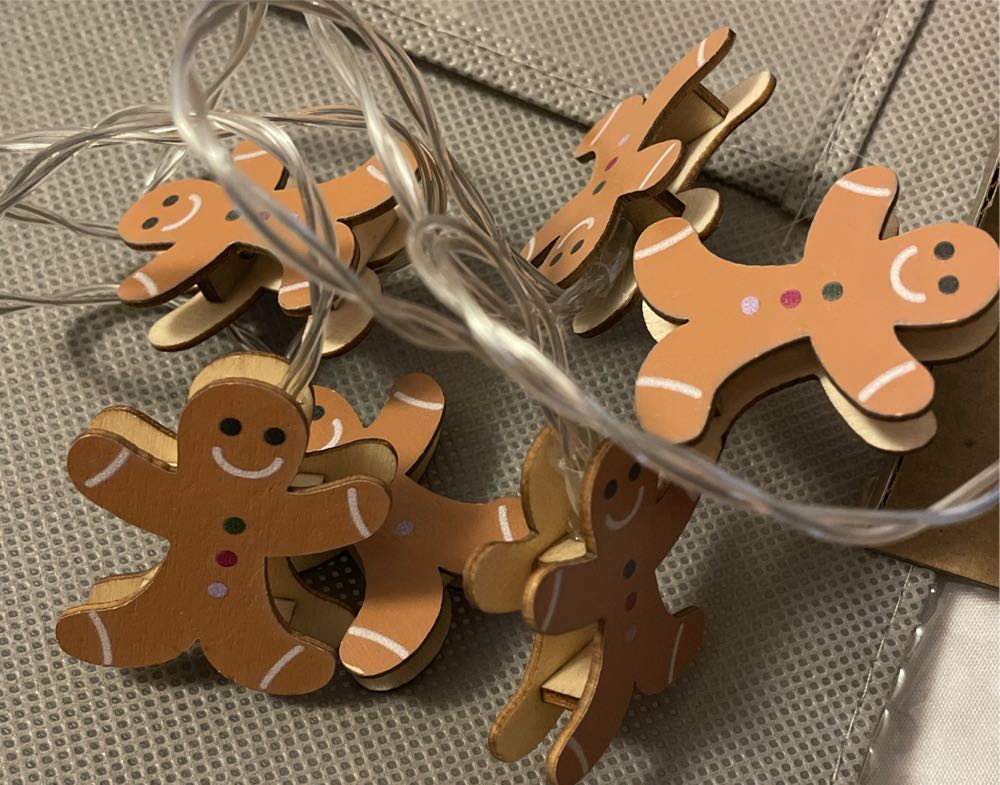 Gingerbread Men String Lights   ornament collectible - Main Image 2