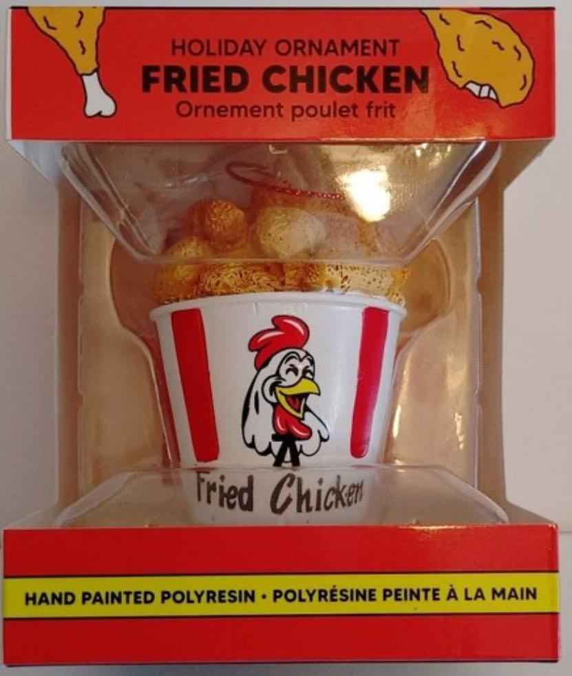Fried Chicken  (Foodie) ornament collectible [Barcode 740223066895] - Main Image 2