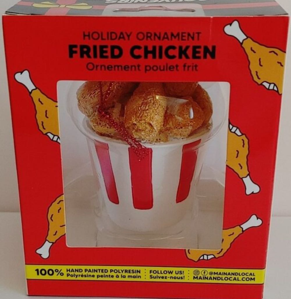 Fried Chicken  (Foodie) ornament collectible [Barcode 740223066895] - Main Image 3