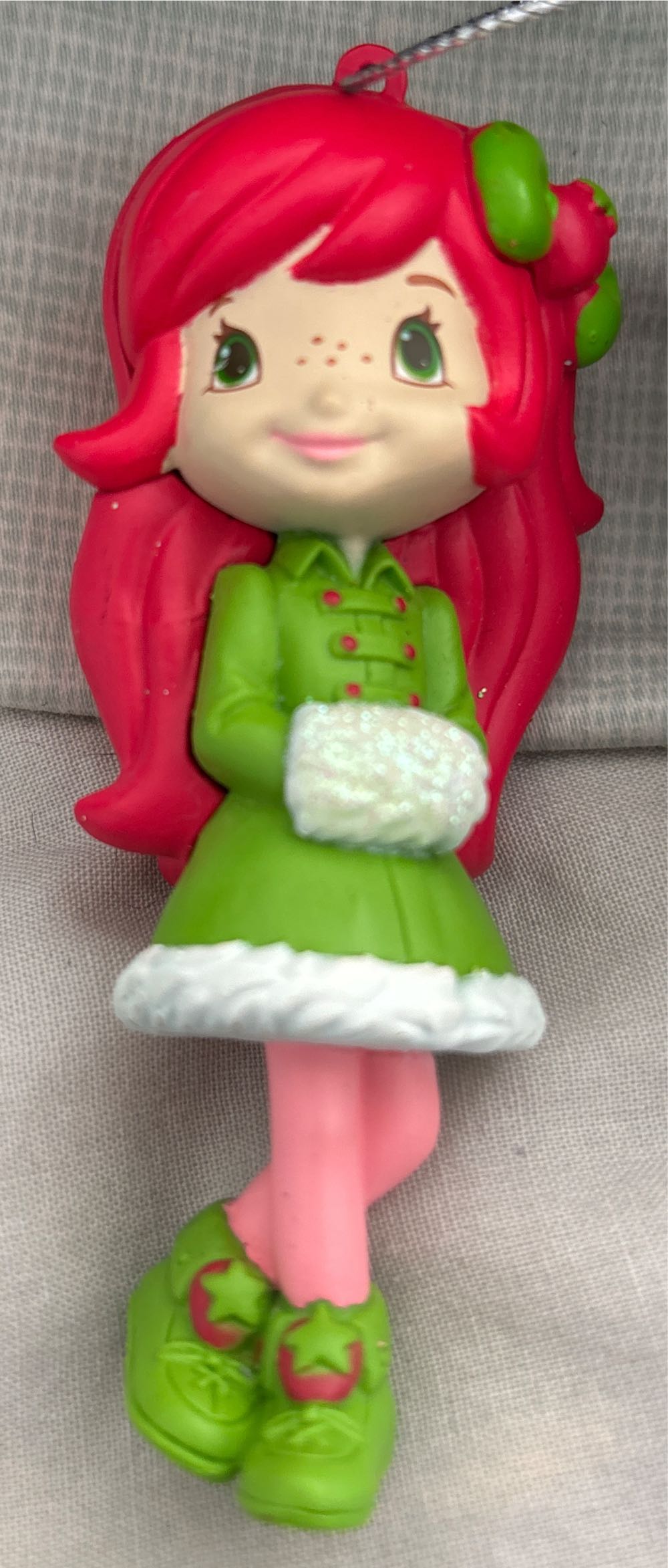 Hand-Painted Wooden Santa