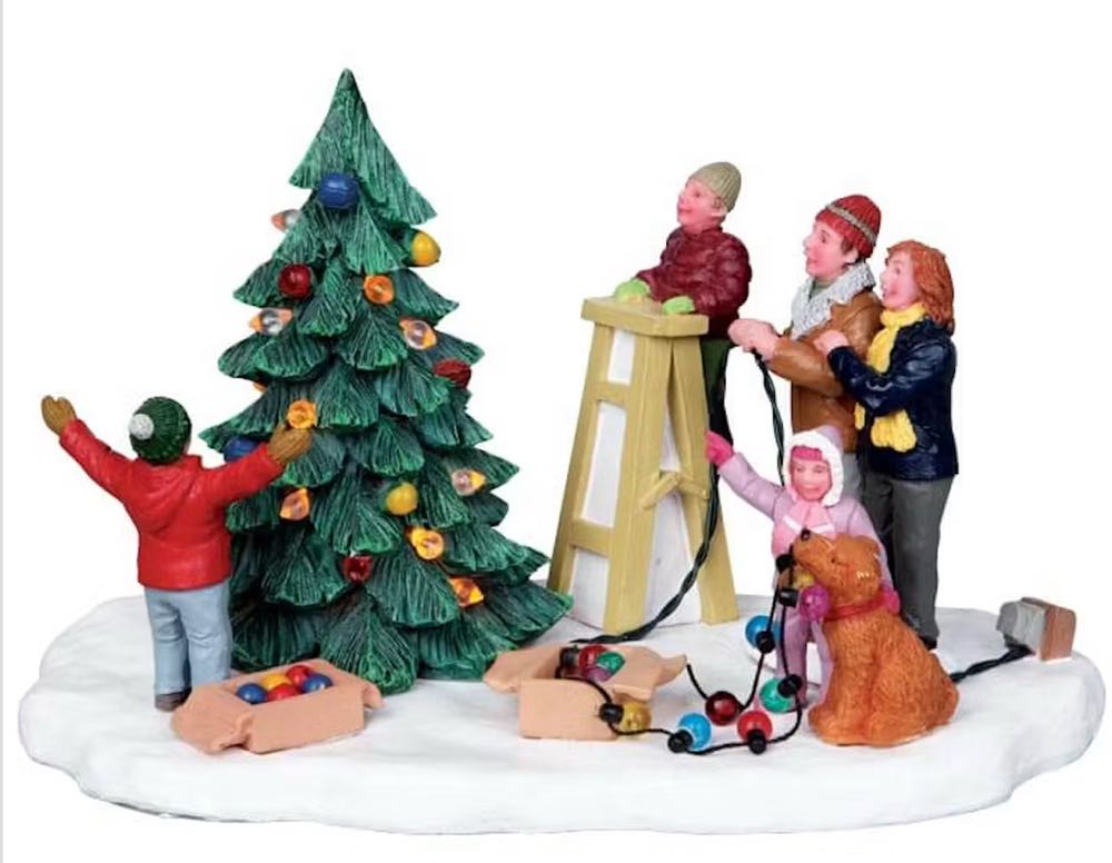 #04236 Lighting The Tree  (Table Accents) ornament collectible - Main Image 2