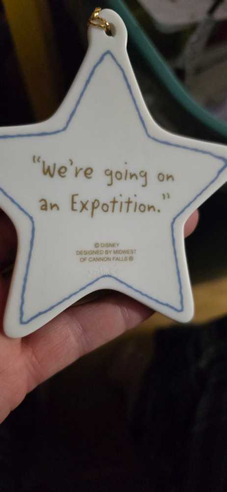 Disney Pooh Star We’re Going On An Exposition Midwest  ornament collectible [Barcode 738449256671] - Main Image 2