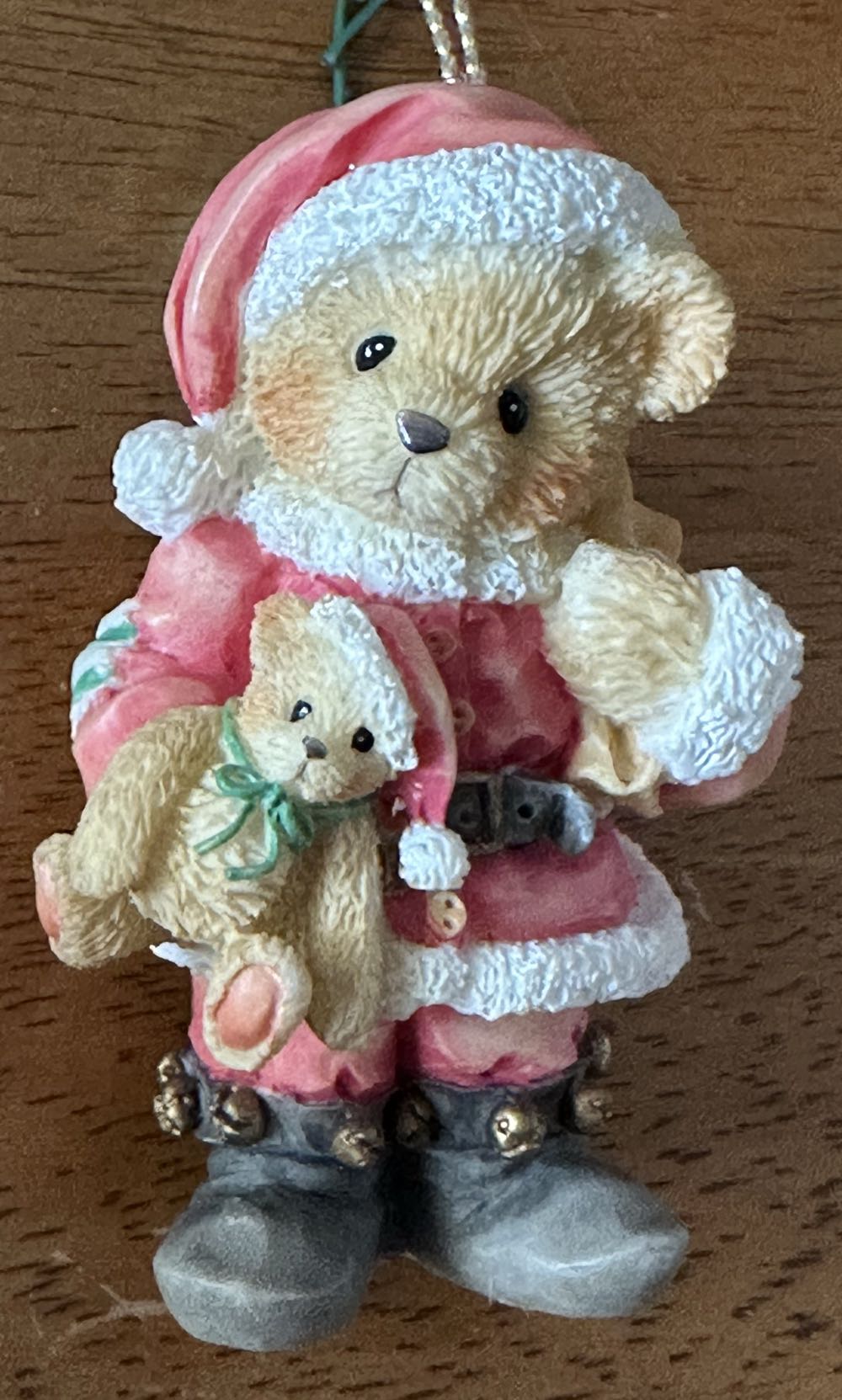 Bear Dressed As Santa ~ #651370 - Cherished Teddies (Christmas) ornament collectible - Main Image 2