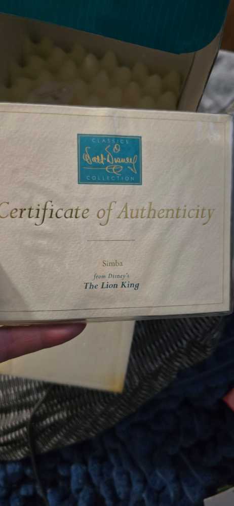 Wdcc Hakuna Matata The Lion King Simba Walt Disney Collection Classic  ornament collectible [Barcode 761880412566] - Main Image 3