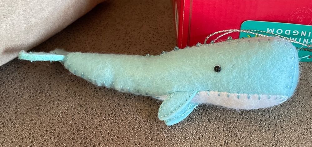 Vintage Flocked Reindeer