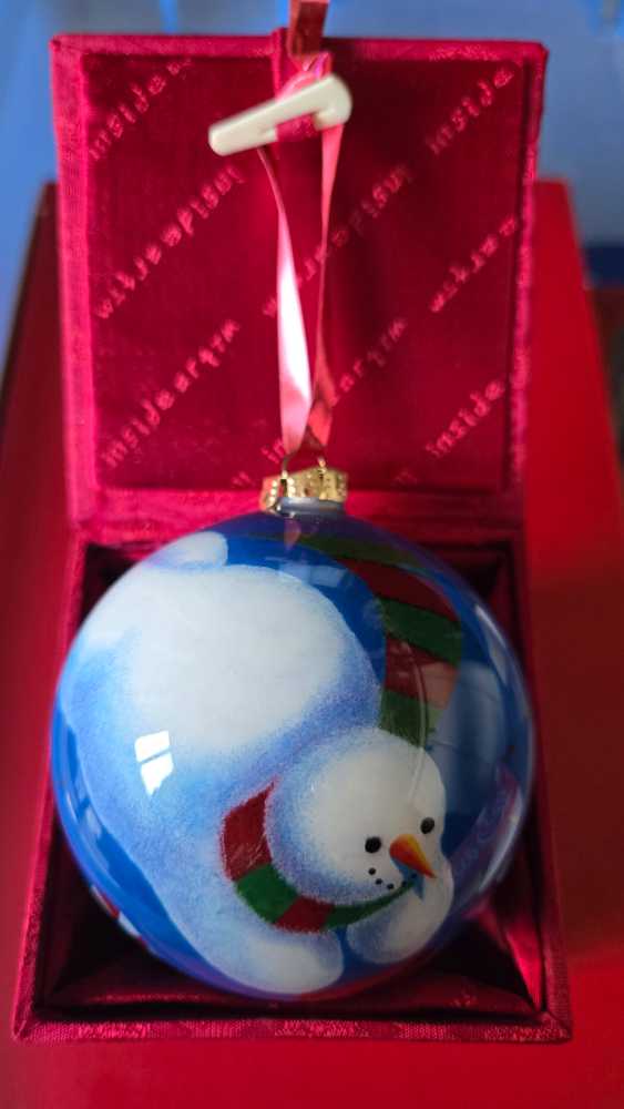 Ashland Round Stripe Ornament