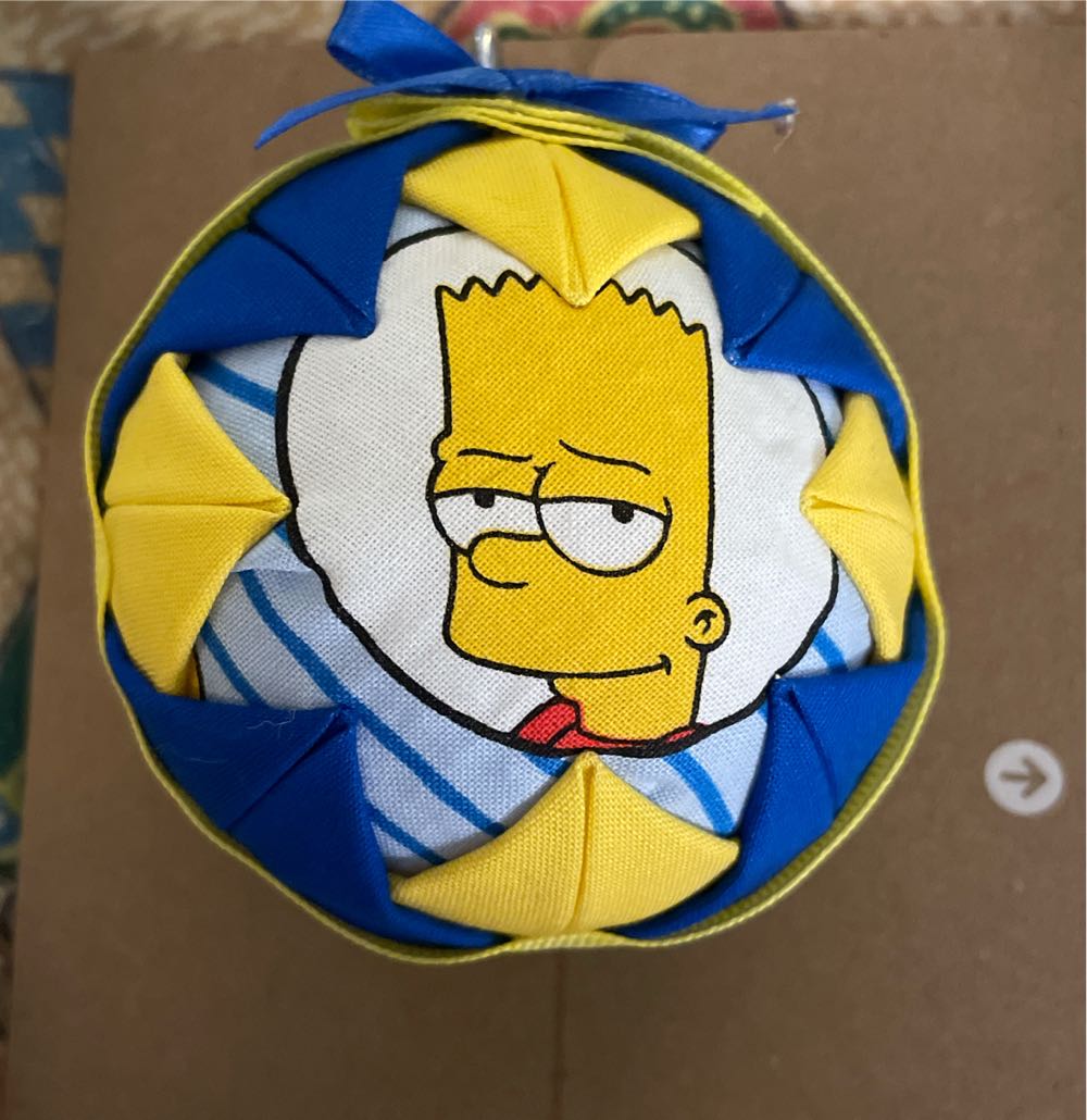 Bart and Lisa Ball  (Simpsons) ornament collectible - Main Image 2