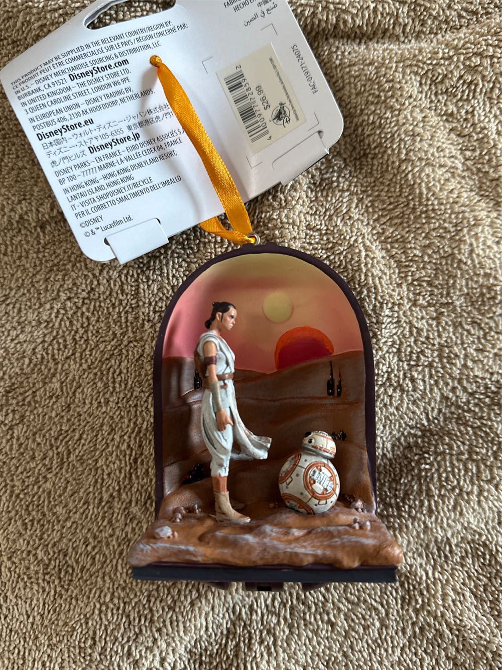 Disney Parks Star Wars Rey And Bb 8 Sketchbook ... - Sketchbook Ornaments ornament collectible [Barcode 400977728592] - Main Image 2
