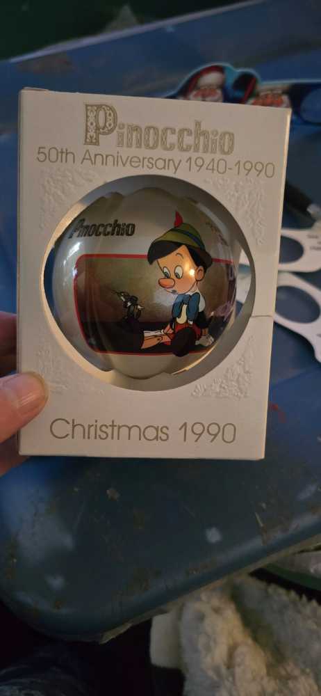 Disney Characters 1990 Pinocchio 50th Anniversary   ornament collectible - Main Image 3