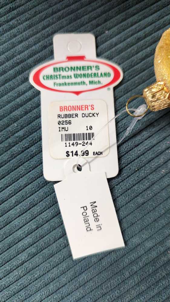 Rubber Ducky  (Rubber Duckies) ornament collectible - Main Image 2