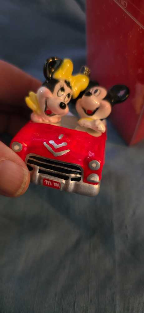 Mickey Mouse Minnie Red Car  (Christmas Ornament - Disney) ornament collectible - Main Image 4