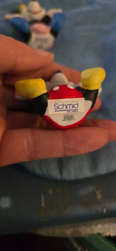 Schmid Walt DISNEY MICKEY MOUSE SITTING HANDS UP  ornament collectible - Main Image 2