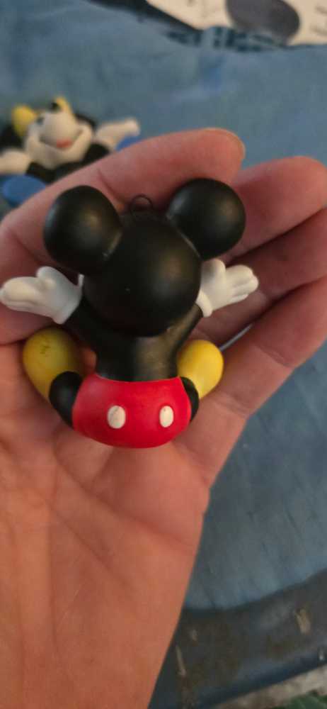 Schmid Walt DISNEY MICKEY MOUSE SITTING HANDS UP  ornament collectible - Main Image 3