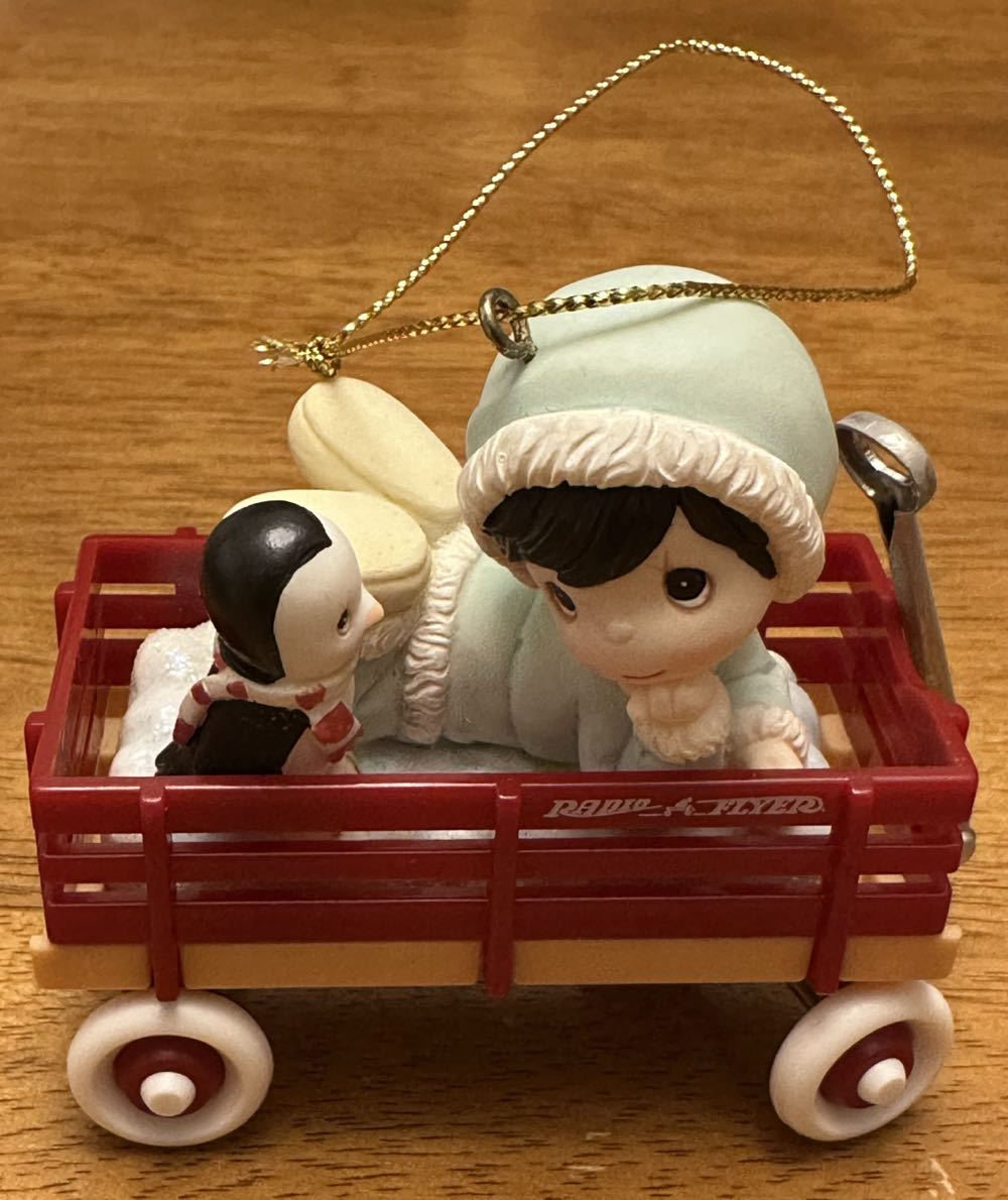 Polar Bear Skating With Cub 