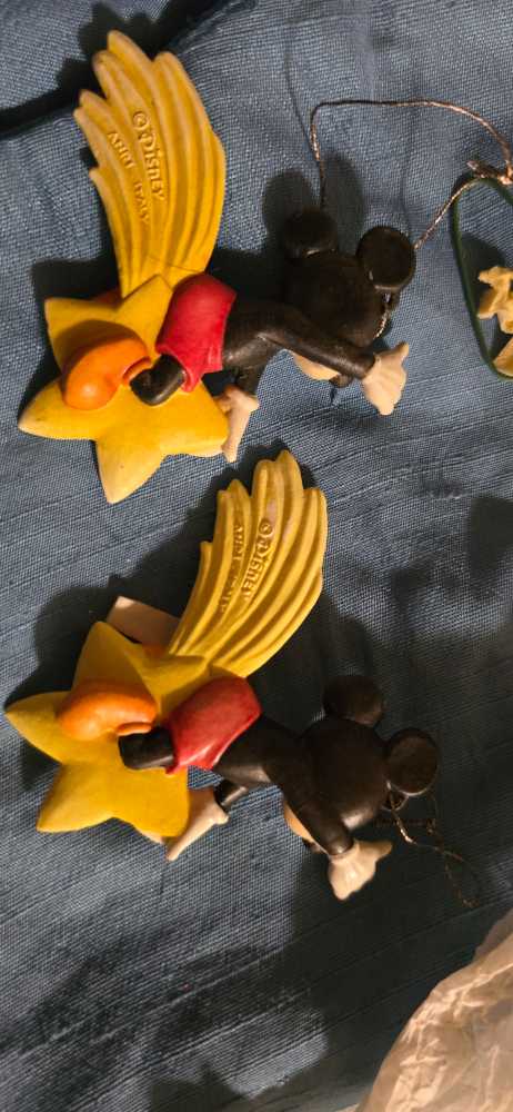ANRI Italy Disney Mickey Shooting Star  ornament collectible - Main Image 2